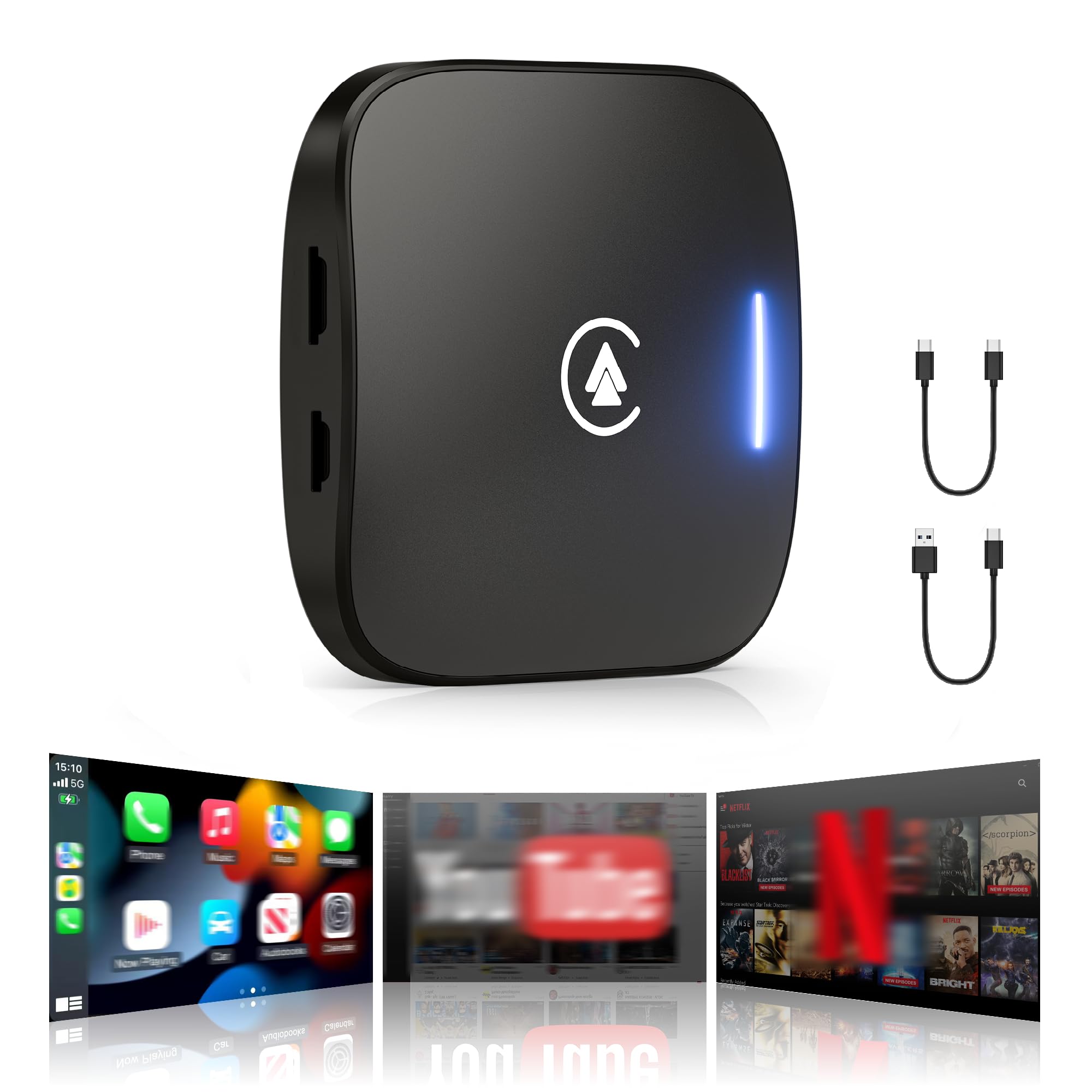 Magic AI Box❣️ワイヤレスCarPlay Android Auto Amazon.com: CarPlay Magic Ai Box 2.0, Wireless CarPlay Adapter